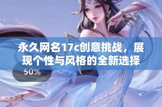 永久网名17c创意挑战，展现个性与风格的全新选择