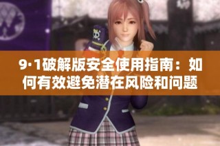 9·1破解版安全使用指南：如何有效避免潜在风险和问题