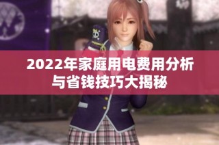 2022年家庭用电费用分析与省钱技巧大揭秘