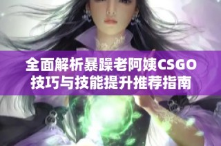全面解析暴躁老阿姨CSGO技巧与技能提升推荐指南