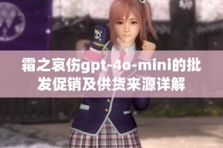 霜之哀伤gpt-4o-mini的批发促销及供货来源详解