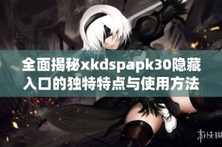 全面揭秘xkdspapk30隐藏入口的独特特点与使用方法
