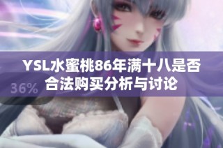 YSL水蜜桃86年满十八是否合法购买分析与讨论