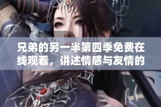 兄弟的另一半第四季免费在线观看，讲述情感与友情的故事