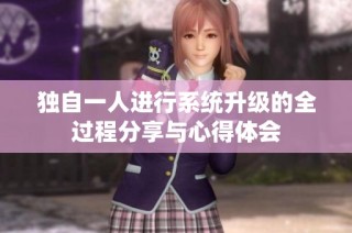 独自一人进行系统升级的全过程分享与心得体会