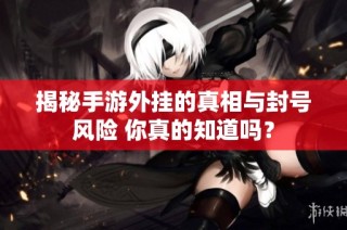 揭秘手游外挂的真相与封号风险 你真的知道吗？