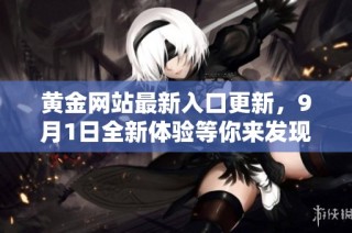 黄金网站最新入口更新，9月1日全新体验等你来发现