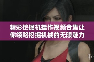 精彩挖掘机操作视频合集让你领略挖掘机械的无限魅力与技巧