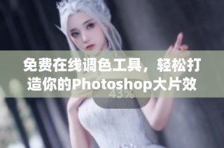 免费在线调色工具，轻松打造你的Photoshop大片效果