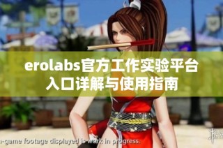 erolabs官方工作实验平台入口详解与使用指南