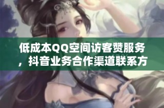 低成本QQ空间访客赞服务，抖音业务合作渠道联系方式分享