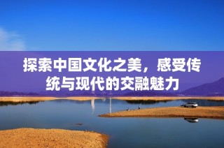 探索中国文化之美，感受传统与现代的交融魅力