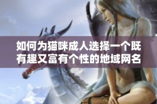 如何为猫咪成人选择一个既有趣又富有个性的地域网名攻略