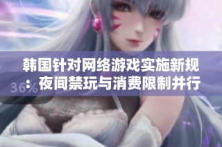 韩国针对网络游戏实施新规：夜间禁玩与消费限制并行