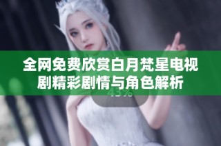 全网免费欣赏白月梵星电视剧精彩剧情与角色解析