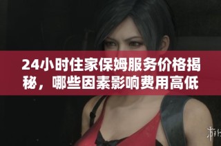 24小时住家保姆服务价格揭秘，哪些因素影响费用高低