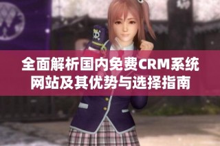 全面解析国内免费CRM系统网站及其优势与选择指南