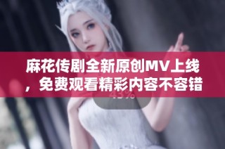 麻花传剧全新原创MV上线，免费观看精彩内容不容错过