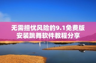 无需担忧风险的9.1免费版安装跳舞软件教程分享
