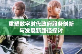 重塑数字时代政府服务创新与发展新路径探讨