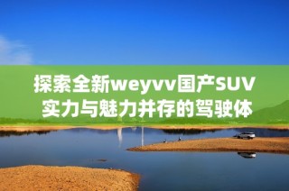 探索全新weyvv国产SUV 实力与魅力并存的驾驶体验视频解析