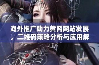 海外推广助力黄冈网站发展，二维码策略分析与应用解析
