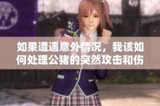 如果遭遇意外情况，我该如何处理公猪的突然攻击和伤害问题