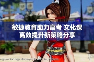 敏捷教育助力高考 文化课高效提升新策略分享