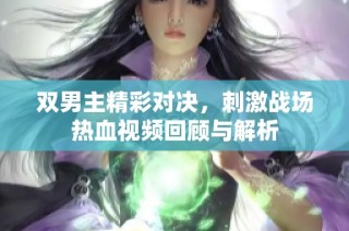 双男主精彩对决，刺激战场热血视频回顾与解析