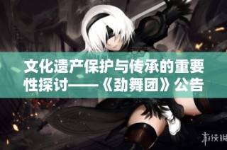 文化遗产保护与传承的重要性探讨——《劲舞团》公告区第4页内容分析