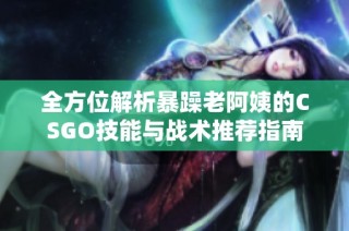 全方位解析暴躁老阿姨的CSGO技能与战术推荐指南