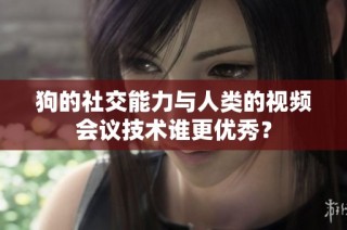 狗的社交能力与人类的视频会议技术谁更优秀？