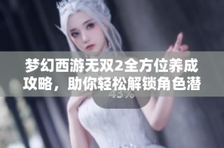 梦幻西游无双2全方位养成攻略，助你轻松解锁角色潜力！