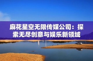 麻花星空无限传媒公司：探索无尽创意与娱乐新领域