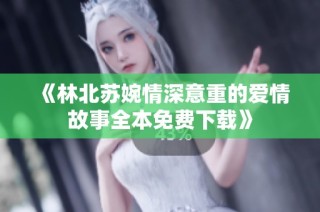 《林北苏婉情深意重的爱情故事全本免费下载》