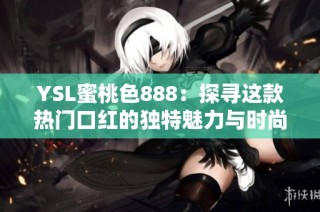 YSL蜜桃色888：探寻这款热门口红的独特魅力与时尚搭配建议