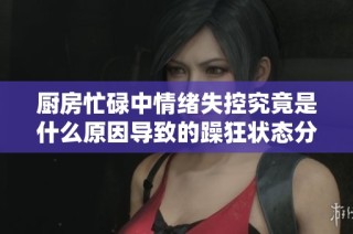 厨房忙碌中情绪失控究竟是什么原因导致的躁狂状态分析