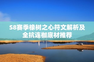 S8赛季橡树之心符文解析及全抗连枷底材推荐