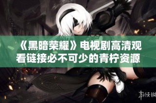 《黑暗荣耀》电视剧高清观看链接必不可少的青柠资源分享
