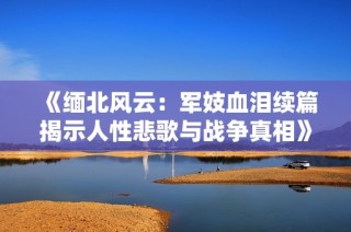 《缅北风云：军妓血泪续篇揭示人性悲歌与战争真相》