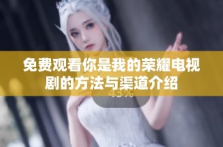 免费观看你是我的荣耀电视剧的方法与渠道介绍