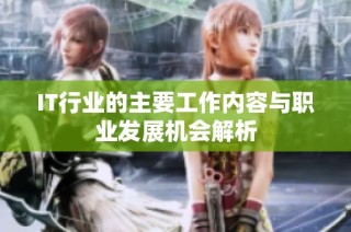 IT行业的主要工作内容与职业发展机会解析