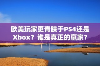 欧美玩家更青睐于PS4还是Xbox？谁是真正的赢家？