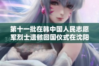第十一批在韩中国人民志愿军烈士遗骸回国仪式在沈阳隆重举行