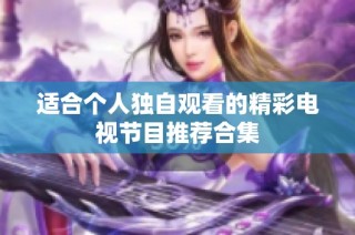 适合个人独自观看的精彩电视节目推荐合集