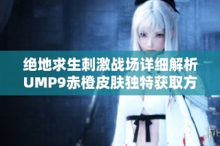绝地求生刺激战场详细解析UMP9赤橙皮肤独特获取方法与实用技巧分享