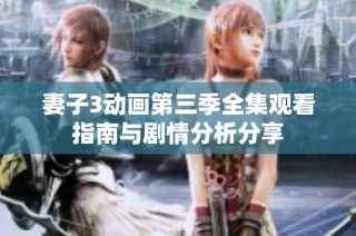 妻子3动画第三季全集观看指南与剧情分析分享