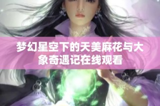 梦幻星空下的天美麻花与大象奇遇记在线观看