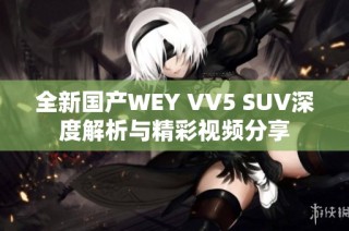 全新国产WEY VV5 SUV深度解析与精彩视频分享