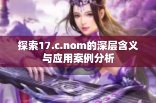 探索17.c.nom的深层含义与应用案例分析
